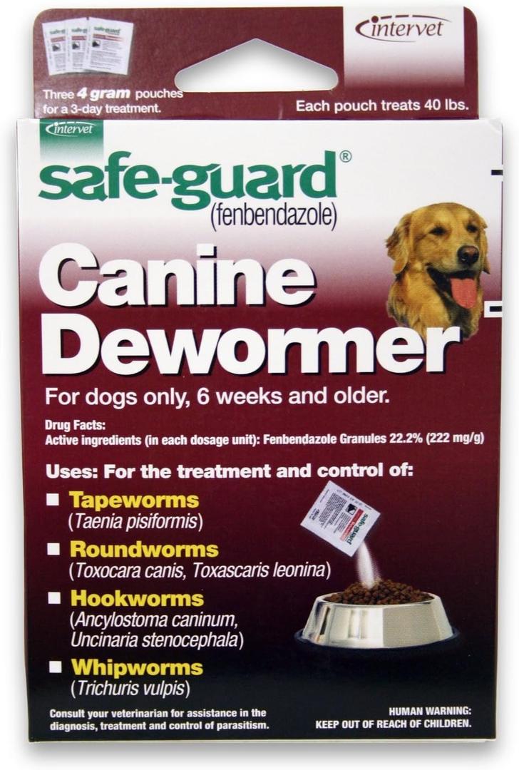 Guard Canine Dewormer for Large Dogs, 4-Gram (Pack of 2), BBD: 2026/11
