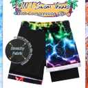 Lovekider 5-16 Years Boys Swim Trunks with Compression Liner Waterproof Quick Dry Swimwear Bathing Suits (10-13 Years, Green)