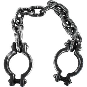 Jumbo Plastic Chain Prisoner Costume Accessory Bachelor Wedding Party (Chain & Shackles)
