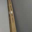 1" Curtain Rod Telescoping Single Drapery Rod 36-72 Inches, Square Finials, Bronze