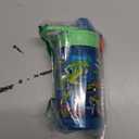 Zak Designs Barbie Sage Water Bottle For School or Travel, 16oz Durable Plastic Water Bottle With Straw, Handle, and Leak-Proof, Pop-Up Spout Cover (Barbie)