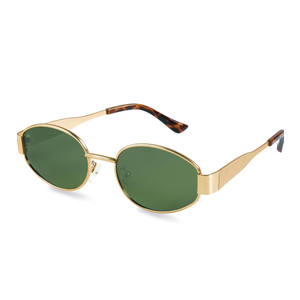 livho 2025 Trendy Oval Sunglasses - Stylish Polarized Shades for Everyday - Retro Metal Frames