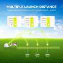ALL FOR PAWS Automatic Dog Ball Launcher, Interactive Fetch Toy for Small to Medium Dogs, Pet Thrower Machine for Indoor & Outdoor Play, 3 Pcs 2-Inch Balls Included