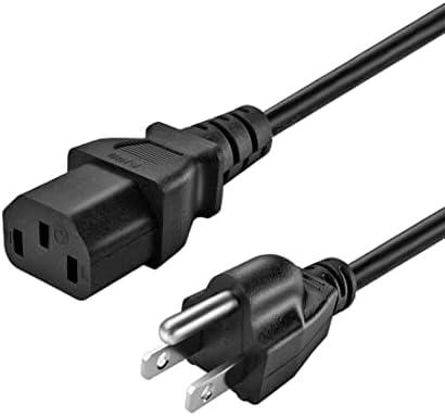 Power Cord Cable Compatible for Instant Pot Electric Pressure Cooker, Rice Cooker, Power Quick Pot, Microwave, Soy Milk Maker, and More Kitchen Appliances 3 Prong Replacement Power Cable-UL
