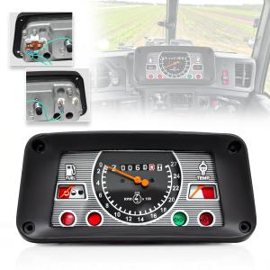C5NN10849L Cluster Assembly Gauge Fits Ford Tractor 5000 2000 3000 3400 4000 4500 7000 EHPN10849A C7NN10849C - 1 Year Warranty (Counter Clockwise Rotation)