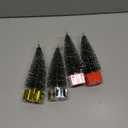 PCTCSHQ Mini Christmas Tree with Lights, 4 Pack Small Tabletop Christmas Trees for Indoor Xmas Holiday Party Centerpieces Decorations for Table