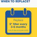 Aerostar 16x25x5 Air Filter MERV 11, Furnance Filters AC HVAC Replacement for Trion Air Bear 229990-105, (3 Pack) (Actual Size:15 5/8 x 24 1/8 x 4 7/8 Inches)