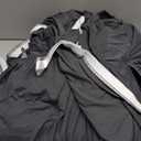 TAOCOCO Reclining Loveseat with Middle Console Slipcover, 4 Piece Polyester Fabric Stretch Loveseat Reclining Sofa Covers (Dark Gray, 2 Seat Recliner Cover with Console)