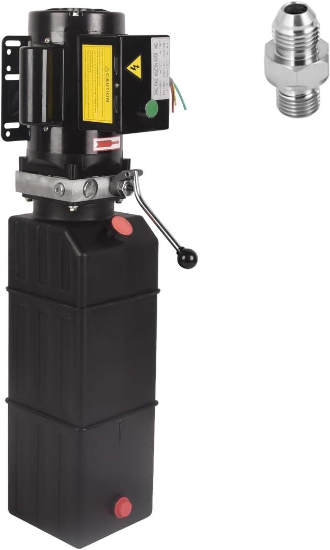 Hydraulic Pump 4 Gallon Hydraulic Power Unit 220V 2HP 2850rpm Hydraulic Car Lift Pump, 16 Quart; 220V