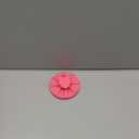 INNERNEED Food-Grade Soft Silicone Body Scrubber Shower Brush Handheld Cleansing Skin Brush, Gentle Exfoliating and Lather Well (Pink)