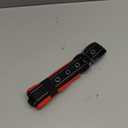 Black Rhino Large Dog Collar - Heavy Duty Adjustable Tactical Dog Collar with Reflective Stitching - 19"-23" Ultra-Soft Neoprene Padded and Weatherproof - Comfortable for Active Dogs - Red and Black