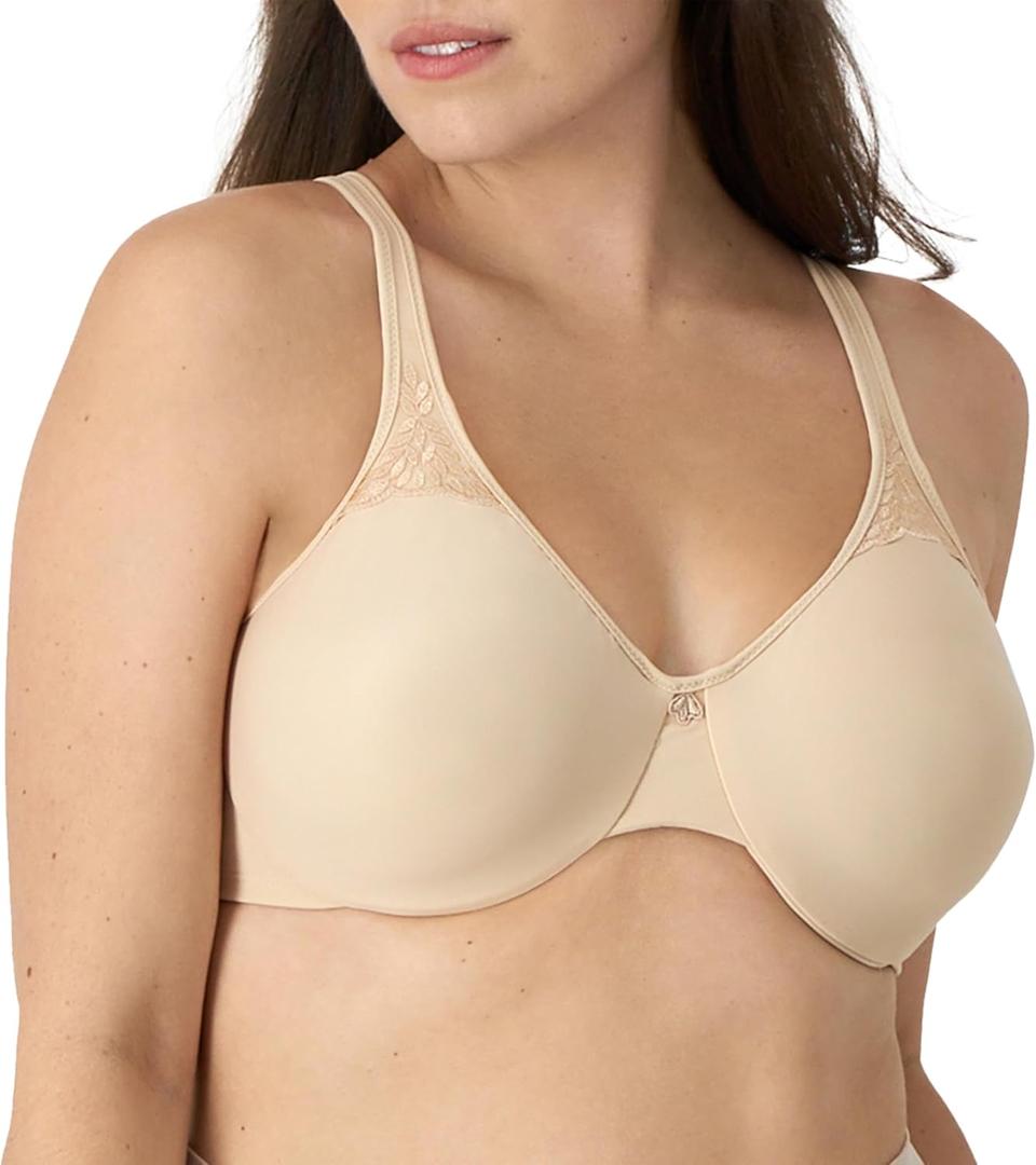 Bali Women's Minimizer Bras for Women - Passion for Comfort Underwire Bras - Adjustable Support, Plus Size Women (44DD)