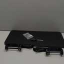 JAPCHET 20.5x9.8 Inches Ergonomics Desk Extender Tray, Clamp-on Keyboard Extension Platform, Keyboard Foldable Tray for Elbow Rest Desk Arm Support, Include Adjustable Clamps, Black, Table Mount