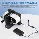 Automatic Label Dispenser, 2.98lb Portable Electric Label Dispenser for 20-130mm Labels, 3 Speed Adjustable with Dual Senser for Shipping/Document/Reminding Labels (with a Battery)