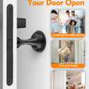 Door Stoppers Magnetic Door Catch - 2 Pack Stainless Steel Heavy Duty Door Holder Stops for Bottom Top of Door - Wall Floor Mounting No Drill 3D Adhesive & Screws Strong Magnet Keep Door Open