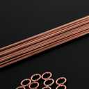 21 Sticks BLUEFIRE BCuP-2 Half 1/2 lb Self Fluxing Phosphor Copper Brazing Alloy Welding Rods No Need for Flux 0.050" x 1/8" x 14" Industry Professional Grade Propane Gas Soldering Torch Supply