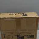 Collapsible Wagon Cart with Wheels Foldable - Folding Utility Heavy Duty Wagons Carts for Grocery Sports Garden Shopping Camping Wheelbarrows, Burgundy (120L)