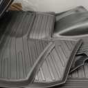 OEDRO Upgraded Floor Mats Fit for 2024 2025 2026 Toyota Grand Highlander w/Subwoofer 7 Seat(Include Hybrid), TPE Interior Seat Back Covers and Cargo Liner Behind 3rd Row (Trunk Mat with Backrest Mat)