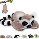 Niuniu Daddy 20" | 3.3 Pound Lemur Weighted Stuffed Animals, Large Pillowfort Plush Animal Toys for Kid Adult Baby, Cute Body Pillow for Gifts Presents Birthday Christmas Holiday Thanksgiving (Medium)