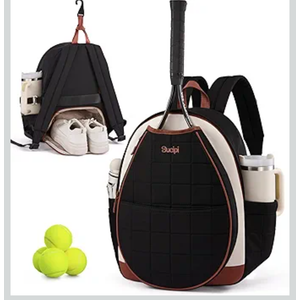 Sucipi Tennis Bags for Women, Quilted Tennis Racket Bag Backpack for Tennis Racquet, Pickleball Paddles, Badminton