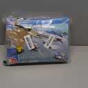 516 Pcs City Passenger Airplane Building Set, 6 IN1 Plane Building Blocks Toys, STEM Aircraft Bricks with Shuttle Bus, Baggage Truck,Airplanes Model Toys Gifts for Adults Boys Girls Age 6-12+