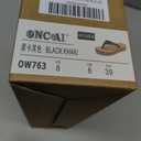 ONCAI Flip Flops for Women, Beach Thong Sandals Womens with Arch Support, Dressy Rhinestone Comfortable Yoga Mat and Non Slip Rubber Soles for Summer US Size 5-11 (8, Black/Khaki)