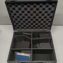 OEODAJ Top Loader Storage Box, Trading Card Case for Sports Cards, Fits 3" x 4" 35PT Rigid Card Holder with 18 Colorful Dividers and 6 Foam Stoppers, Holds 600+ Top Loaders, Cards Case Holder