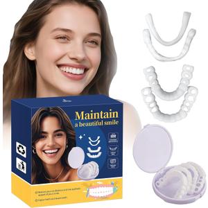 Temporary Veneers Kit for Women and Men, Tooth Replacement Kit, Nature and Comfortable (1 Count (Pack of 1), Unflavored)-NN03