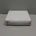 bUCLA 30PCS White and Gold Plastic Dinner Plates Disposable - 10.25inch Premium White Gold Rim Plates, Ideal for Wedding, Party & Thanksgiving