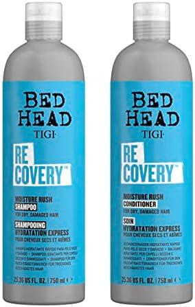 Bed Head by TIGI Recovery Moisturizing Shampoo and Conditioner Set for Dry Hair, with Prickly Pear Cactus Extract, 25.36 fl oz, 2 Pack