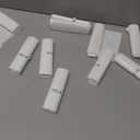 Small Trash Bags 4 Gallon, 100 Count Small Garbage Bag Bathroom White Mini Trash Bag Trash Can Liners Unscented Small Garbage Bags for Bathroom Can