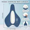 Kegel Exerciser for Men, Sit-On-Top Kegel Exerciser,Used for Bladder Support Tightening and strengthening Muscle Control Training, Endurance Muscle Recovery, and Kegel Relaxation TrainingBlue