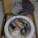 Ring Light with Magnetic Phone Stand for Computer, Desk Ring Lights for Zoom Meetings, 10" Laptop Light for Video Conferencing, Home Office, Streaming, YouTube, Webcam, Camera