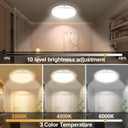 OSIDEN Rechargeable Motion Sensor Ceiling Light with Remote Wireless Magnetic Stick on Closet Light Battery Operated Ceiling Lights for Shower Shed Hallway Porch Stairs Garage