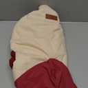 Fleece Lining Extra Warm Dog Hoodie in Winter for Small Dogs Jacket Puppy Coats with Hooded,Beige and Red M (Medium (Pack of 1))