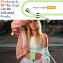 2 x Designed for iPhone 15 Case, Liquid Silicone, Multi-Functional Card Pocket with Lanyard Strap, Adjustable Rope, Shockproof All-Round Protection, TPU Soft Phone Case for iPhone 15, Mint