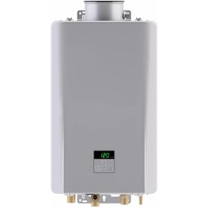 Rinnai RE160iN Non-Condensing Natural Gas Tankless Water Heater, Up to 6.6 GPM, Indoor Installation, 160,000 BTU