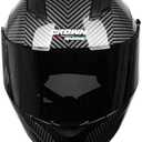 Motorcycle Helmets Street Bike Full Face Motorcycle Helmet Motorbike for Adults DOT Approved Helmets, F-700 (Medium, Carbon Fiber Pattern)