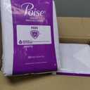 Poise Incontinence & Postpartum Pads for Bladder Leaks, 5 Drop Maximum Absorbency, Regular Length, 96 Count
