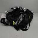 UIRWAY 12 Ft Round Pool Cover with Reflective Strips, Swimming Pool Cover for Above Ground Pools, Solar Cover Including Rope Tie and Luminous Ground Nails, PU Tarp Snug Fit for UV Protected