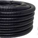 RV Sewer Hose Extension for The Sewer Solution 3/4" Diameter Sewer Hose System, 50 FT Length Flexible PVC Tubing, 2 Couplers and Worm Gear Clamps Included, Made in USA