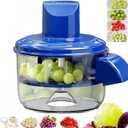 Electric Garlic Peeler, Electric Grape Peeling Machine, 2025 New Automatic Small Fruit Peeling Tool for Grapes, Garlic, Tomato, Cherry