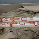 Threlaco 2 Pcs 18 Inch Large Easter Paschal Candle Cirios Religiosos Catolicos 2026 Alpha Cross Week Religious Catholic Church Candles for Baptisms Prayer Holy Week Church Supplies Easter Decoration