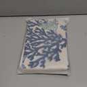 Summer Coastal Pillow Covers 16x16 Pack of 2 Navy Blue Coral Throw Pillow Cover Coral Branch Ocean Themed Beach Decorative Pillowcase Beachy Nautical Cushion Case for Sofa Couch Outdoor Decor