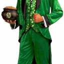 Wicked Costumes Adult Mens Deluxe Leprechaun Fancy Dress Costume, One Size