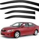 3 x Window Visors Rain Guards for 2007 2008 2009 2010 2011 Toyota Camry, Out-Channel Window Vent Wind Deflectors Visors Shades for 07-11 Camry
