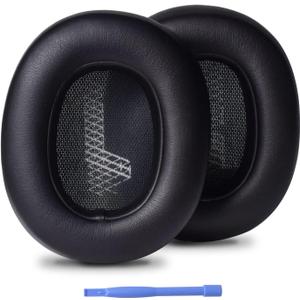 LIVE650BTNC Earpads Replacement Ear Cushions Compatible with Live 650BTNC LIVE660btnc E65BT E65BTNC Everest Elite 750NC V710 and Duet NC Wireless Over-Ear Headphones(Black)