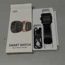 2026 Smart Watch for Men Women (Answer/Make Call), 1.96" HD Fitness Tracker Running Watch,IP68 Waterproof,Pedometer, Sleep/Step/Activity/Heart Rate Monitor,110+ Sport Mode Smartwatch for Android Phone (Jet Black)