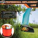 065 Trimmer Line, Round Weed Eater Line .065, Weed Wacker String .065Inch-2000Ft-3Lbs 065 Weed Wacker String, Commercial Round 065 String Trimmer Line, Weed Eater String .065 Fits Most String Trimmers