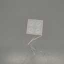 Tracker 4 Pack: Smart GPS Tracker Work with Apple Find My (iOS only), Luggage Tracker Tag Keys Finder for Suitcases Bags Dog Pets, Locator Tracking Device for Travel Home Outdoor Hiking (Light White-4)